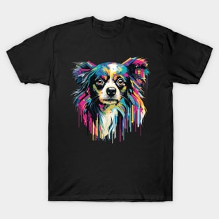 Chihuahua Dog Pet World Animal Lover Furry Friend Abstract T-Shirt